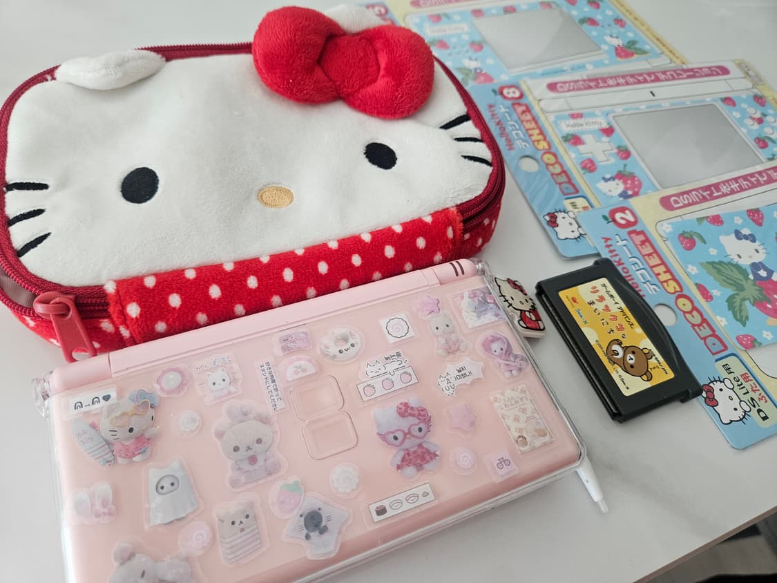 닌텐도 DS Lite 노블핑크 키티 상품이미지2