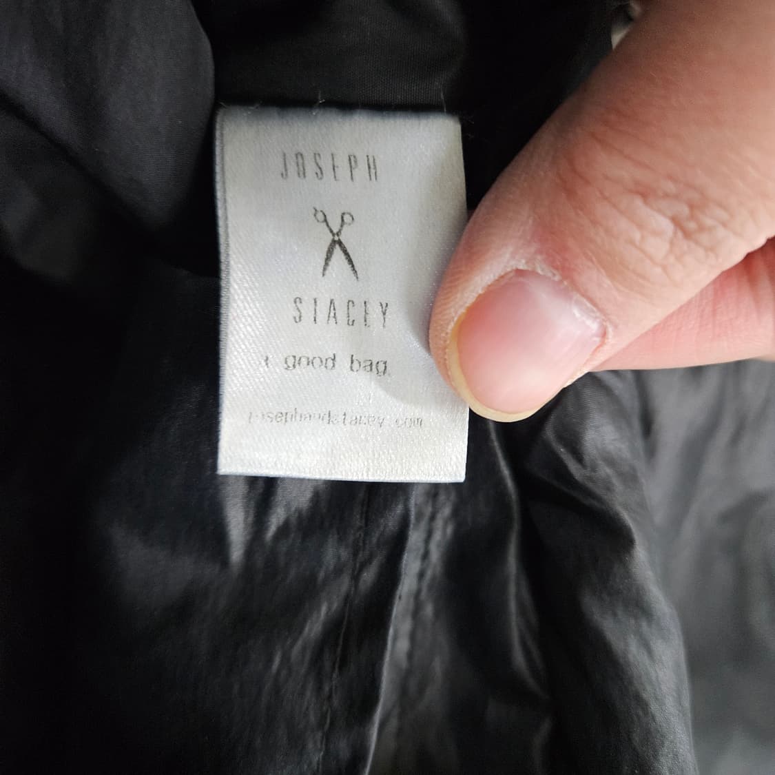 [실측확인] 조셉앤스테이시 블랙 미니 토트백 가방 0116Y1 상품이미지7