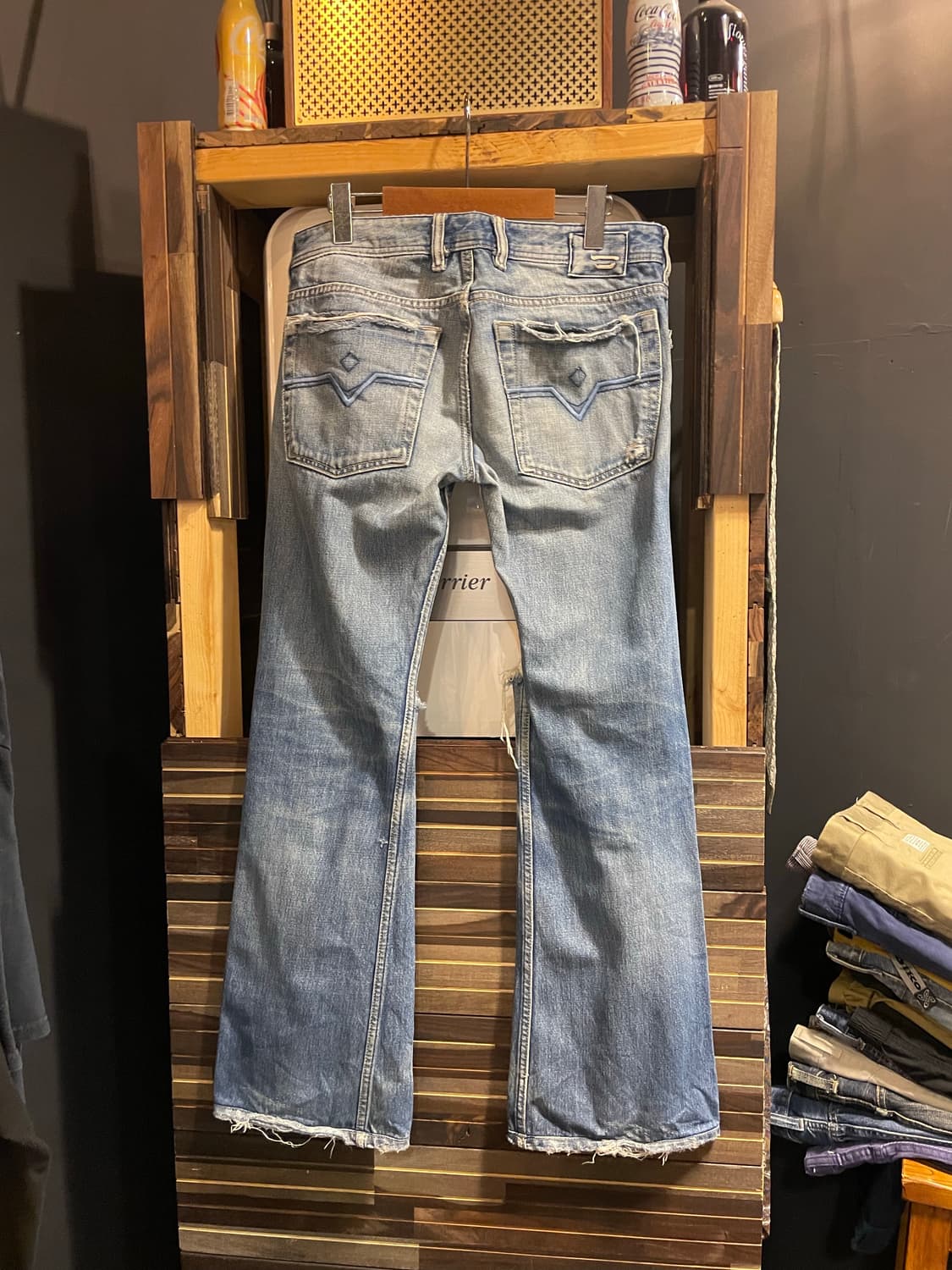 디젤 로우라이즈 부츠컷 데님팬츠 상품이미지6