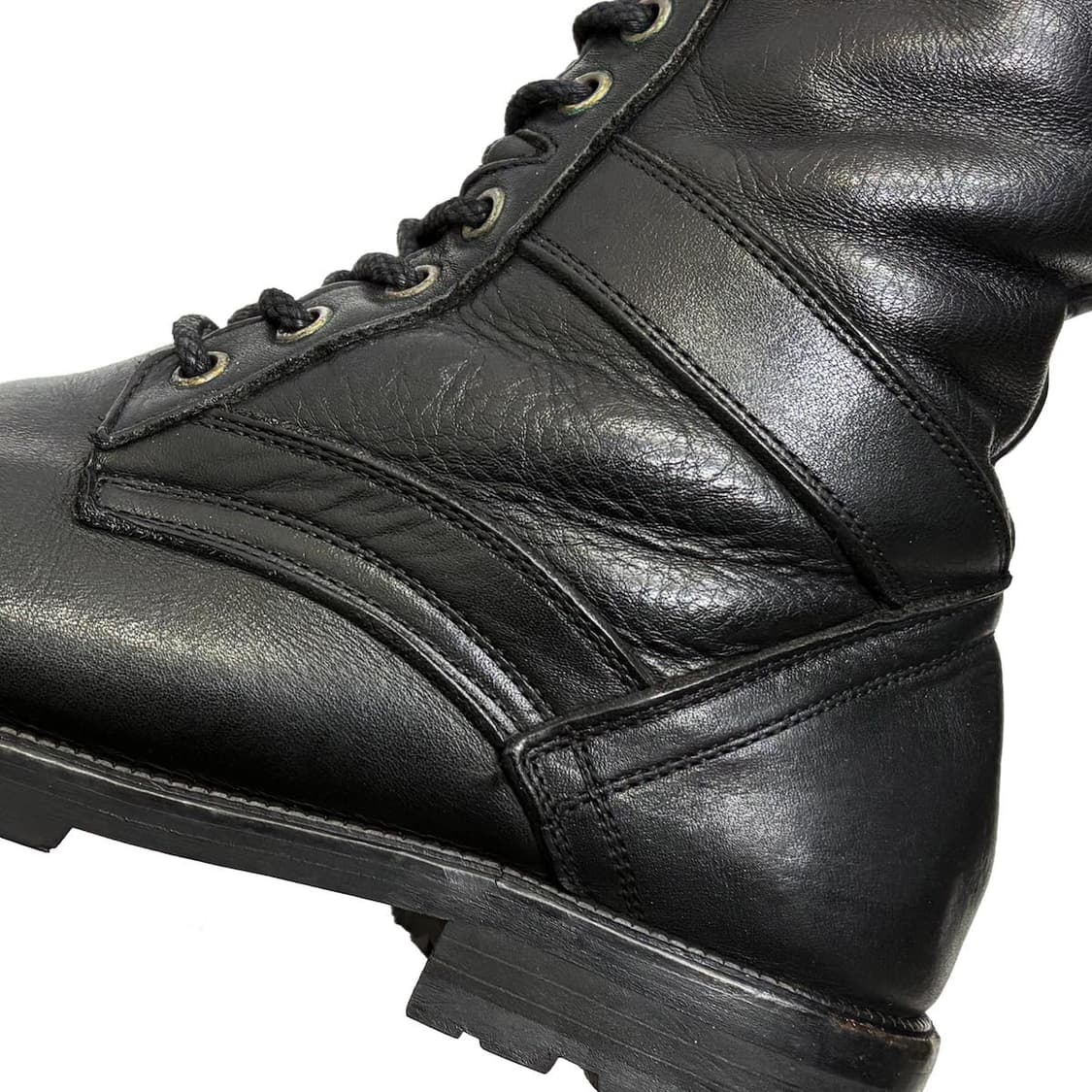 요지 야마모토 와이즈 가죽 레이스업 워크 부츠 255 상품이미지5