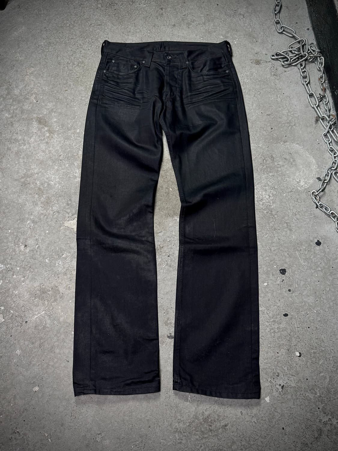 Pepe Jeans London – Black Coated Pants 상품이미지4