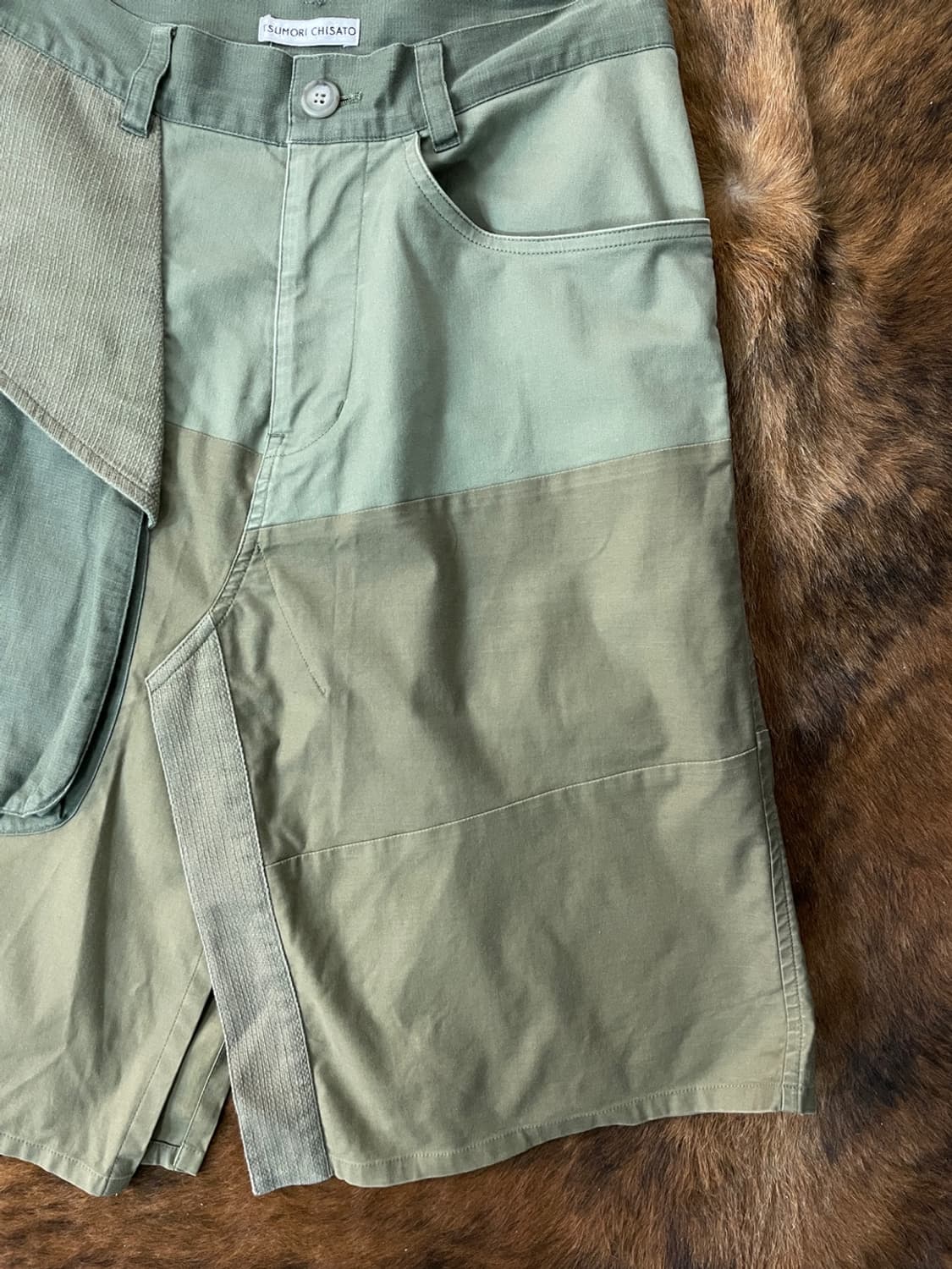 츠모리 치사토 패치워크 미디 스커트  상품이미지3