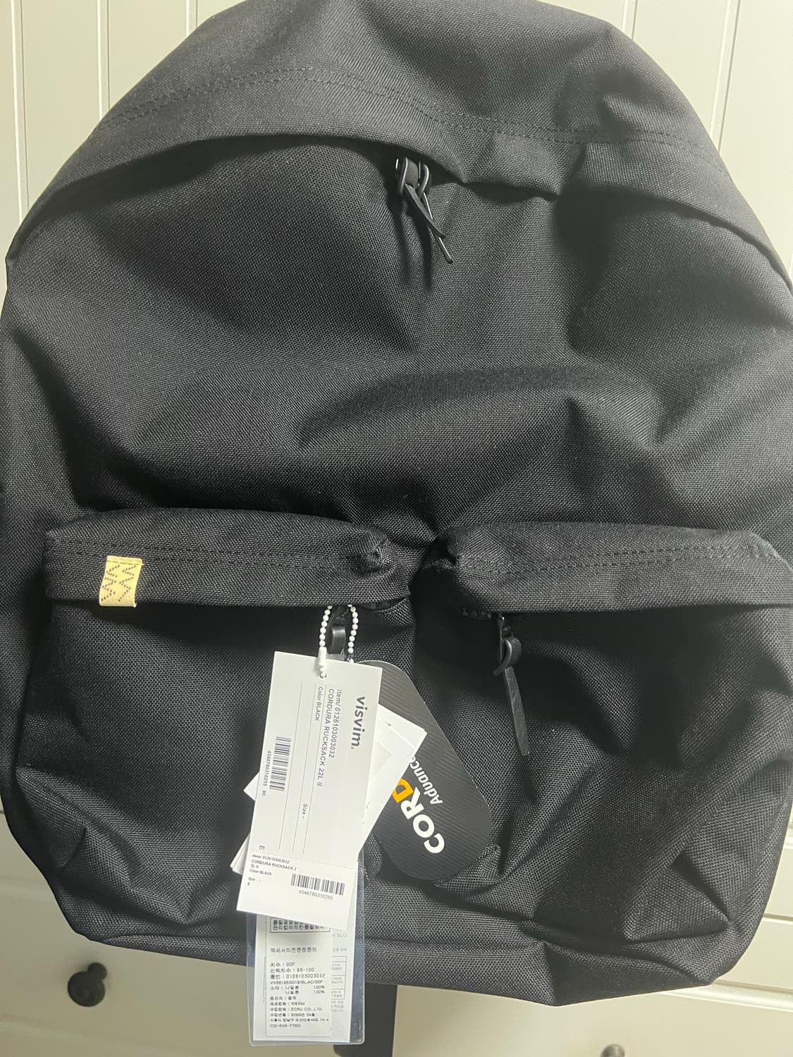 비즈빔 26ss 코듀라 럭색 22l 블랙 상품이미지4