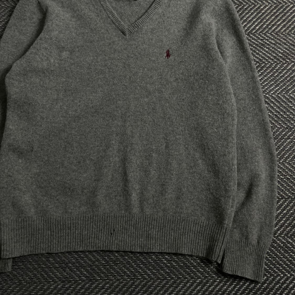 90s 폴로 랄프로렌 캐시미어 브이넥 긴팔 니트y 3868 상품이미지4