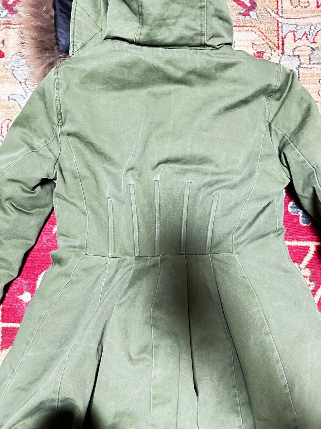 몽클레어 야상 패딩 카키  상품이미지3