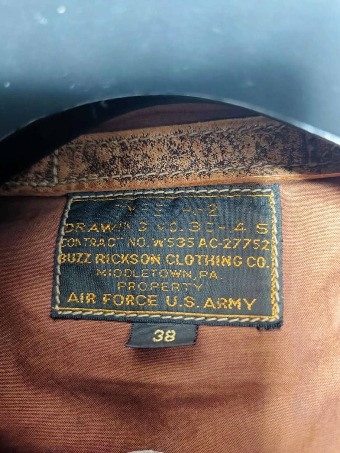 (38) 버즈릭슨 a-2 가죽자켓 상품이미지7