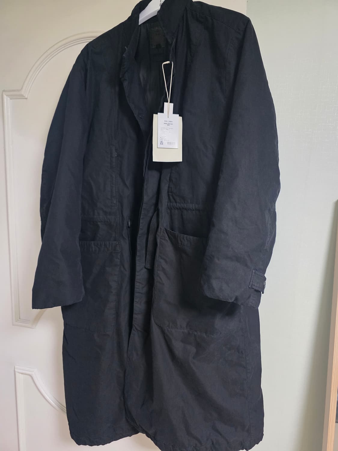 폴리테루 헤비 델 코트 블랙 25 3사이즈 상품이미지2