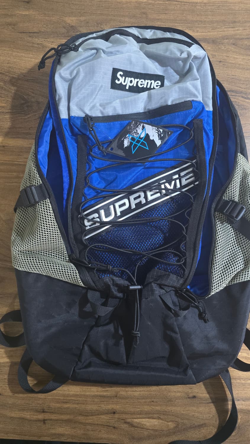 [새상품]슈프림 백팩 블루 - 23FW 상품이미지1