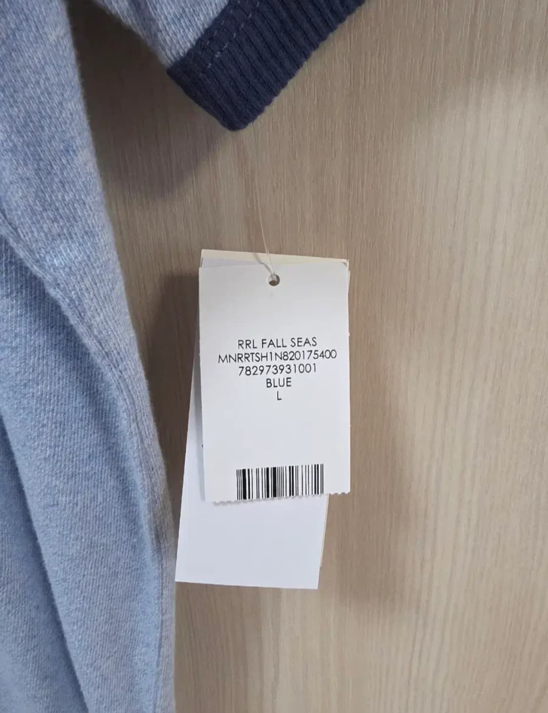 라지 ) RRL 링거티 택미제거 새제품 상품이미지3