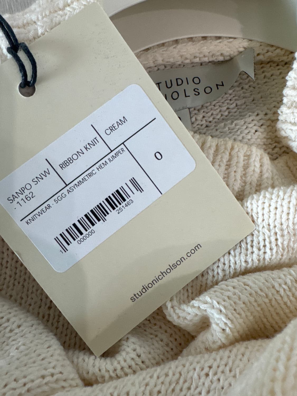 Studio Nicholson 비대칭니트 상품이미지4