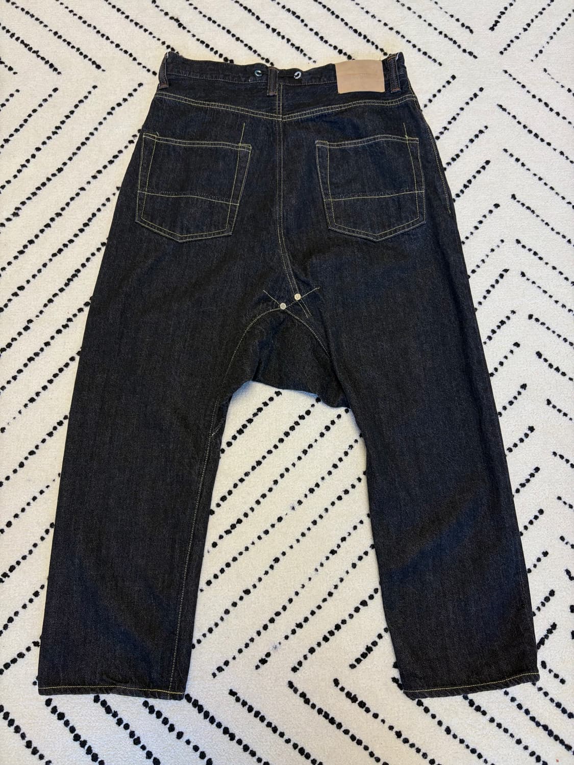 Ganryu Sarrouel Cropped Denim 사루엘 크롭 데님 상품이미지3