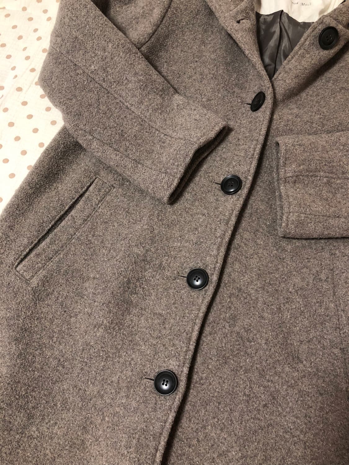 빈티지 사만사모스 후드 코트 상품이미지3