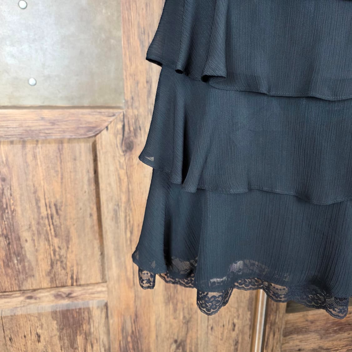 티어드 리본 프릴 원피스 상품이미지4