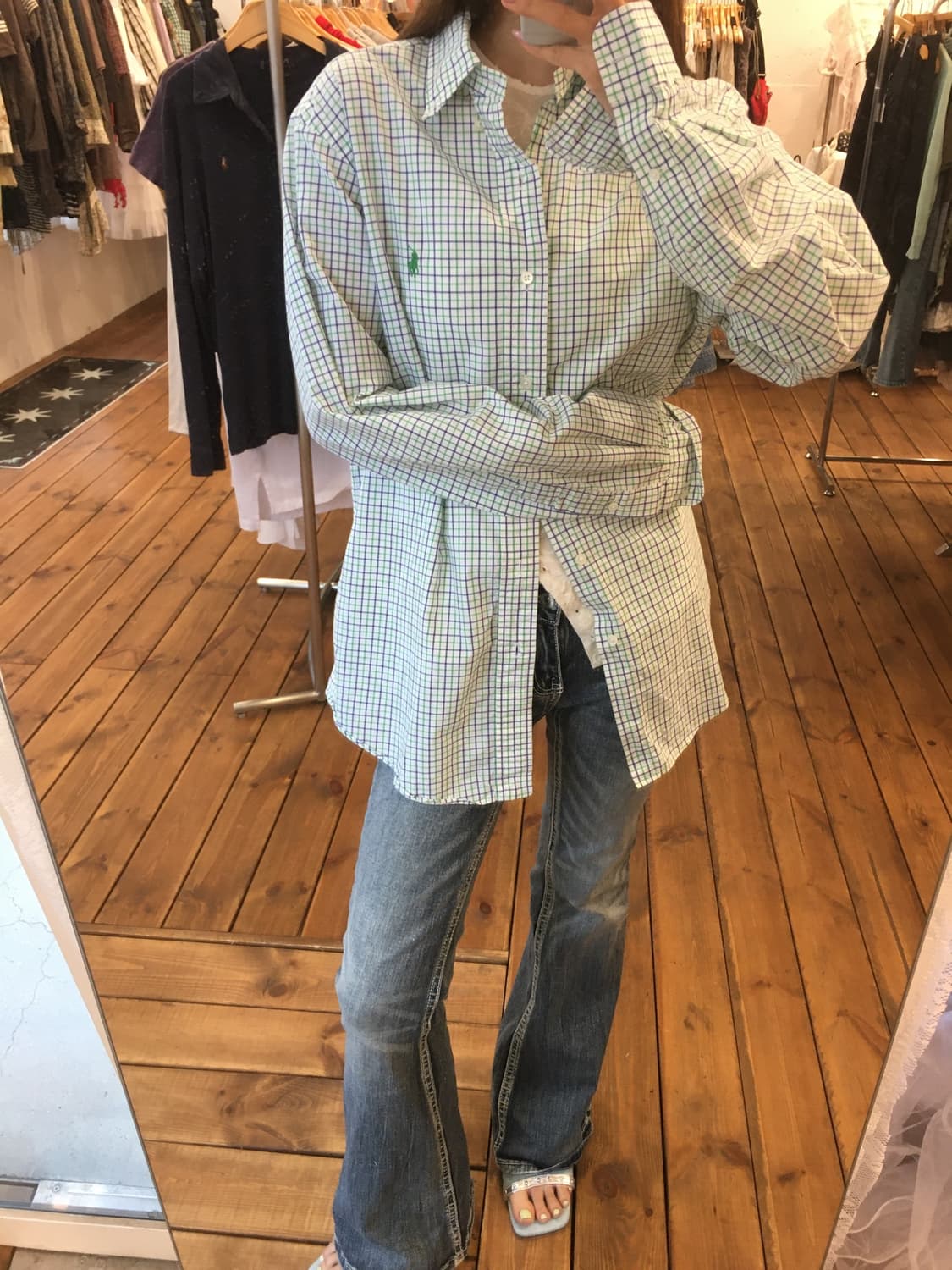 폴로 메론 네이비 셔츠 상품이미지1