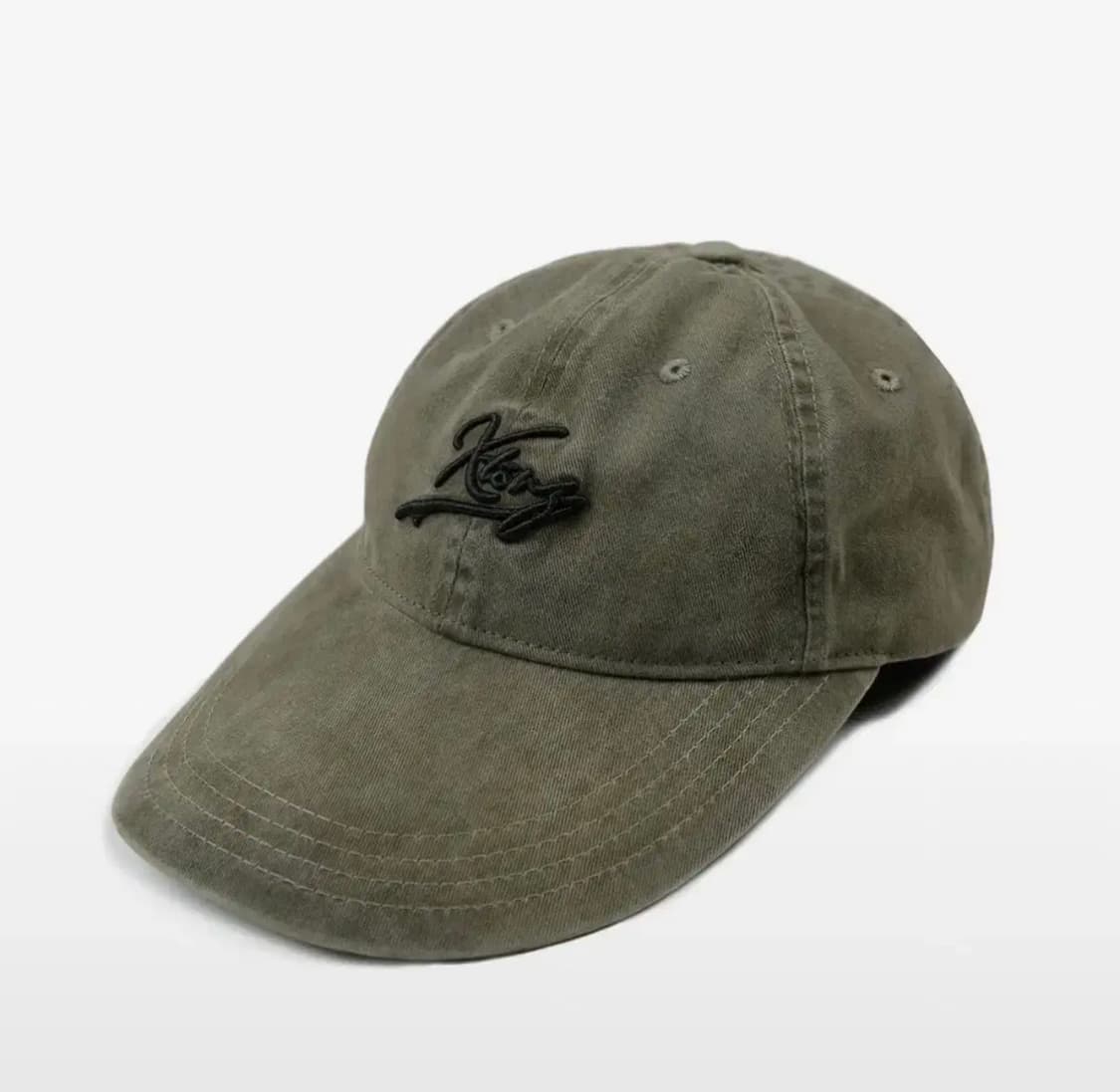 액스톤즈 XTA010 로고 롱빌 캡 (KHAKI) 상품이미지1