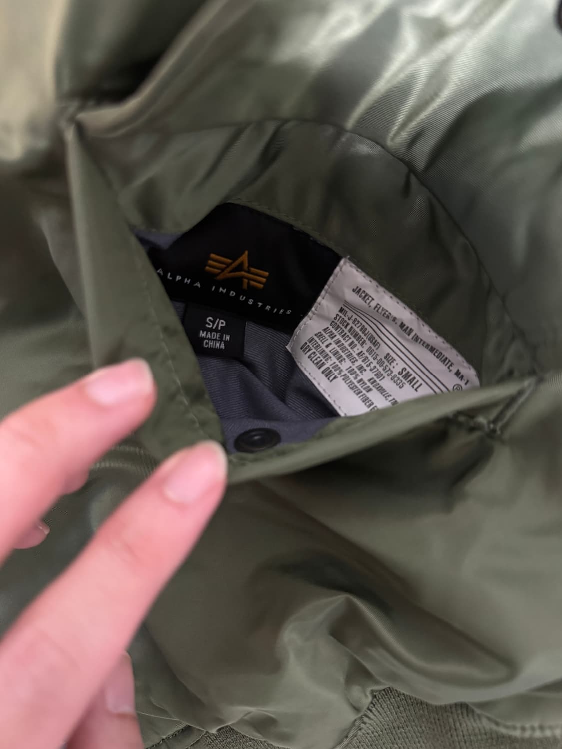 알파인더스트리 ma-1 상품이미지3