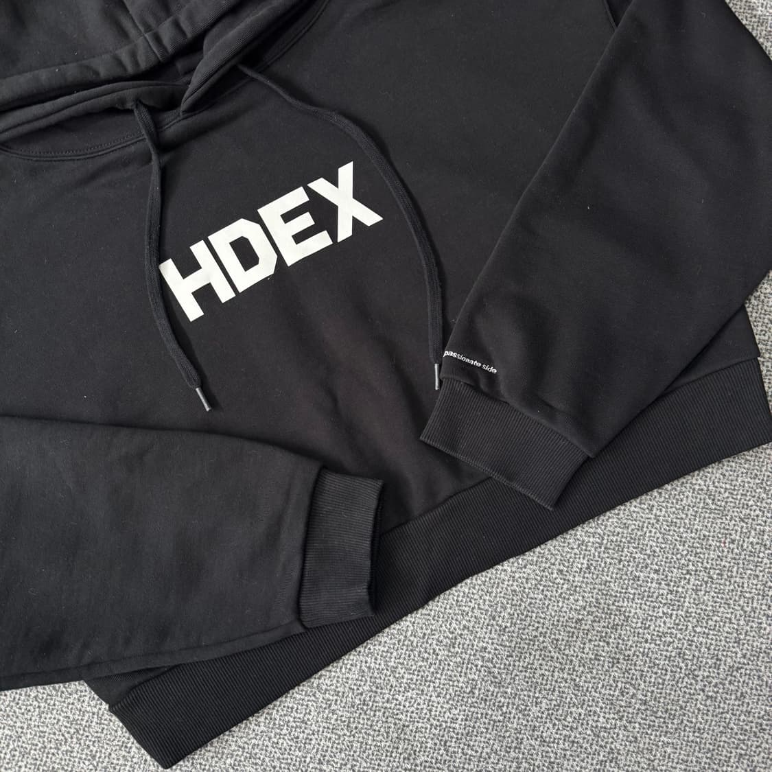 에이치덱스 우먼스 메인 로고 크롭 후드 상품이미지3