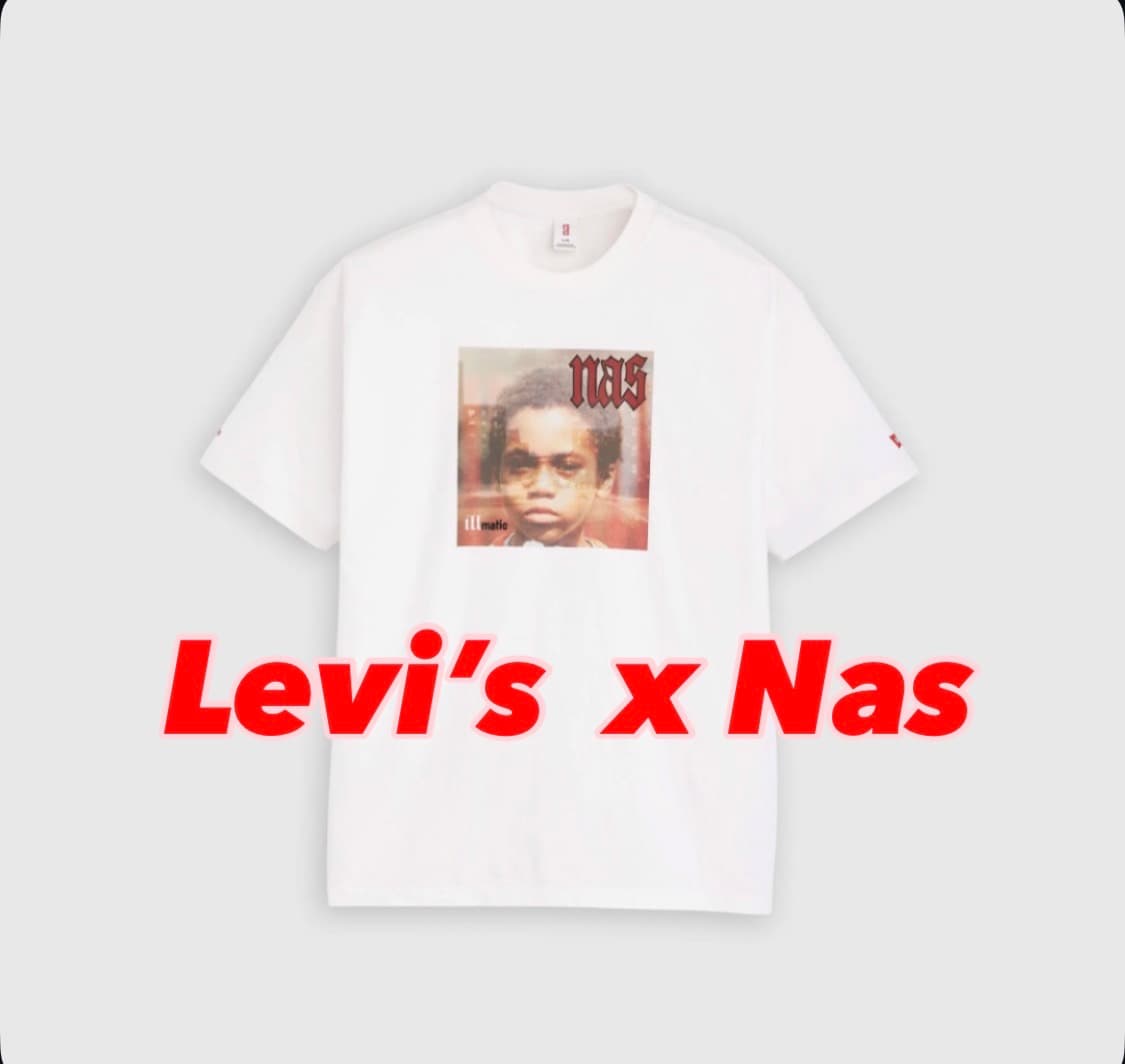 리바이스 X 나스 밴드 티셔츠 상품이미지1