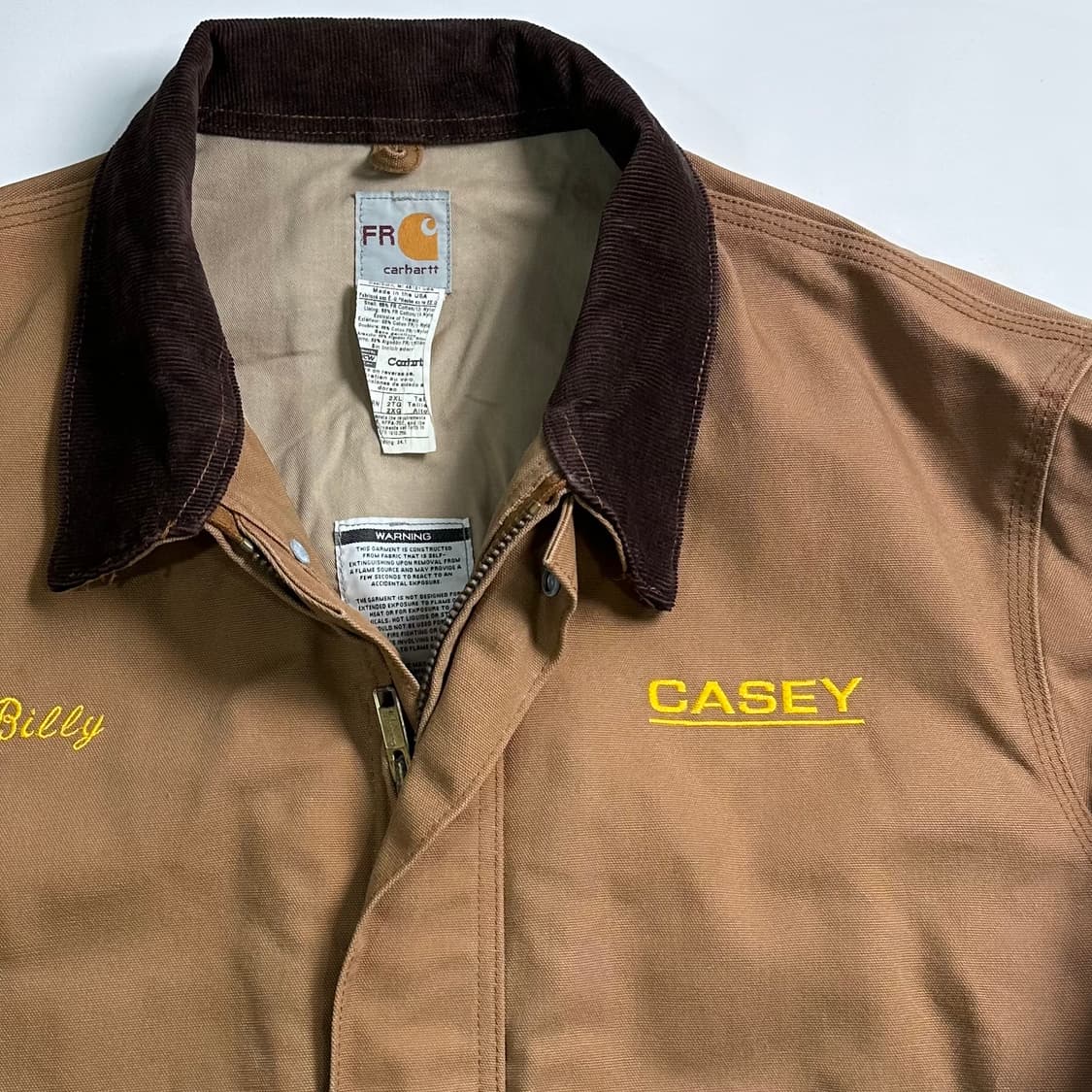  칼하트 방염 덕 캔버스 워크 자켓 상품이미지4