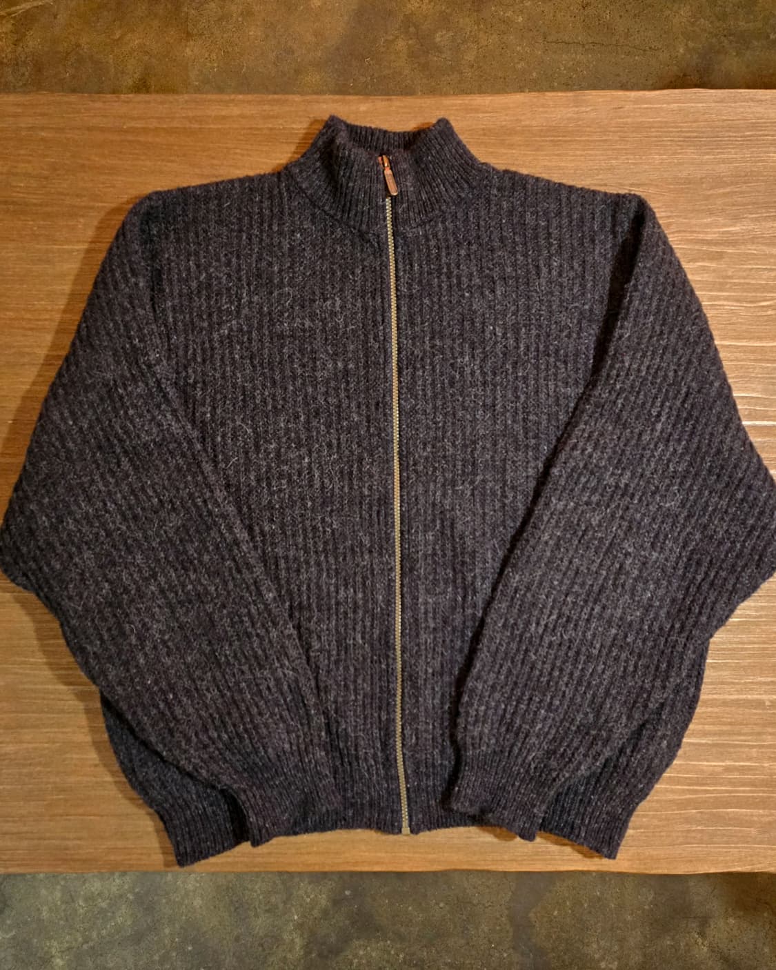 엘엘빈 울 알파카 집업 스웨터 USA (llbean) 상품이미지2