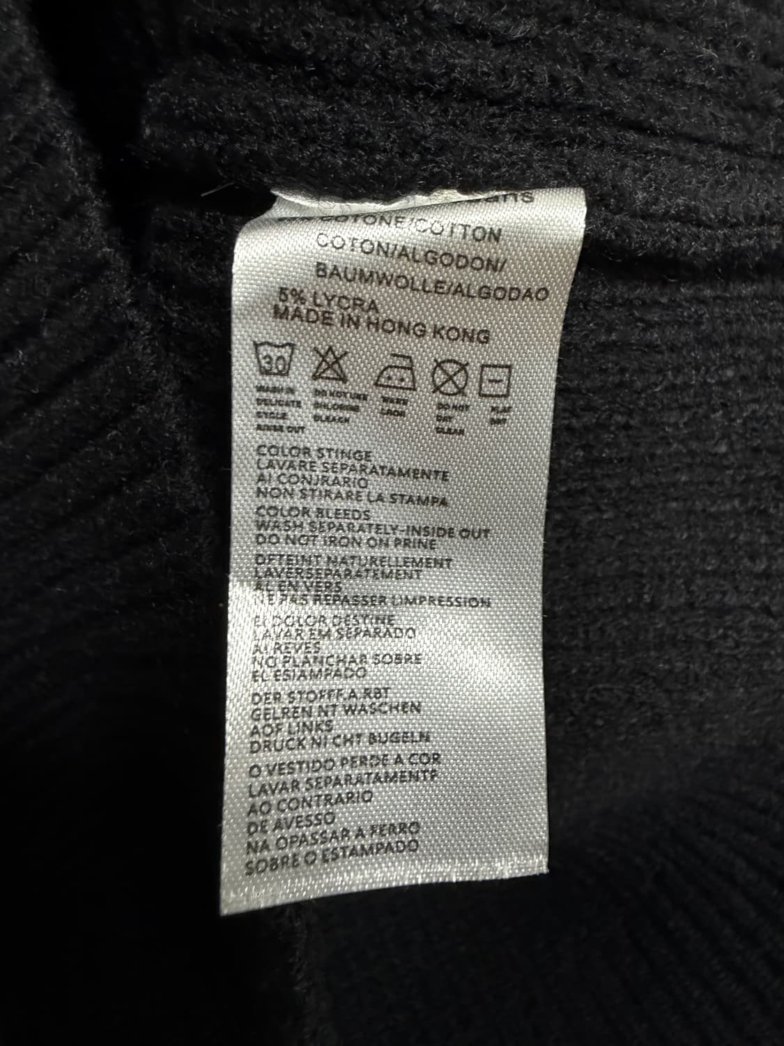 캘빈 클라인 진스 하이넥 집업 니트 가디건 상품이미지4