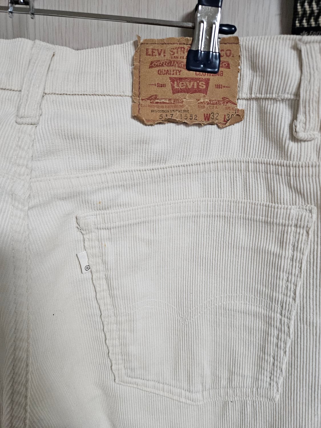 70s levis 517 32x30 리바이스 코듀로이 부츠컷 상품이미지3