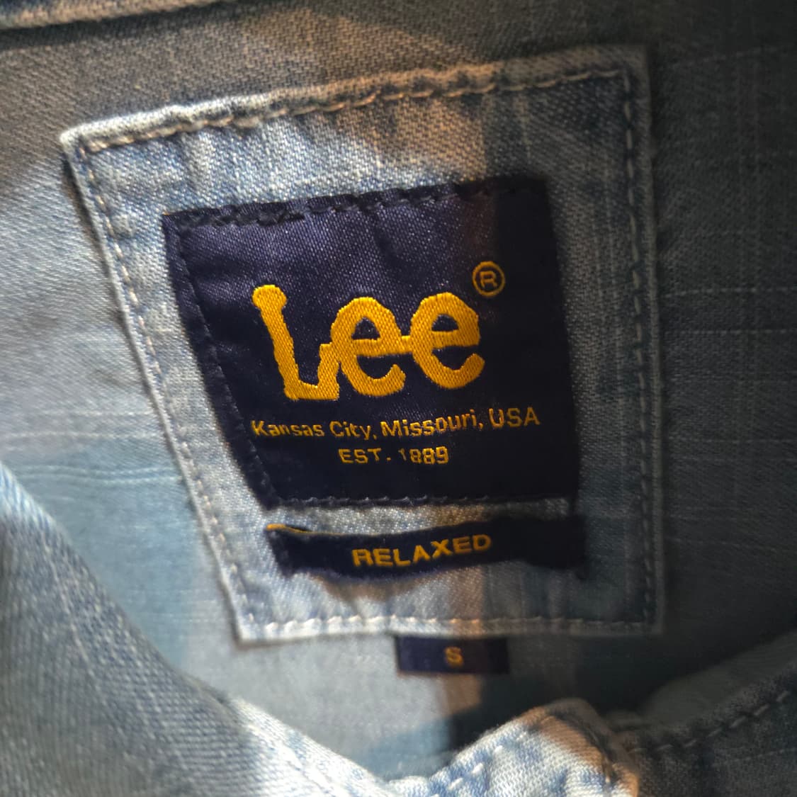 Lee 리 데님 반팔 셔츠 상품이미지4