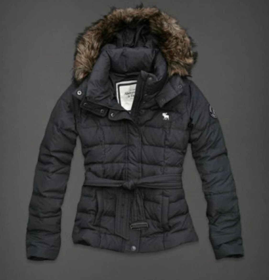 아베크롬비 퍼 패딩 xs 울프죠 y2k 갸루 상품이미지1