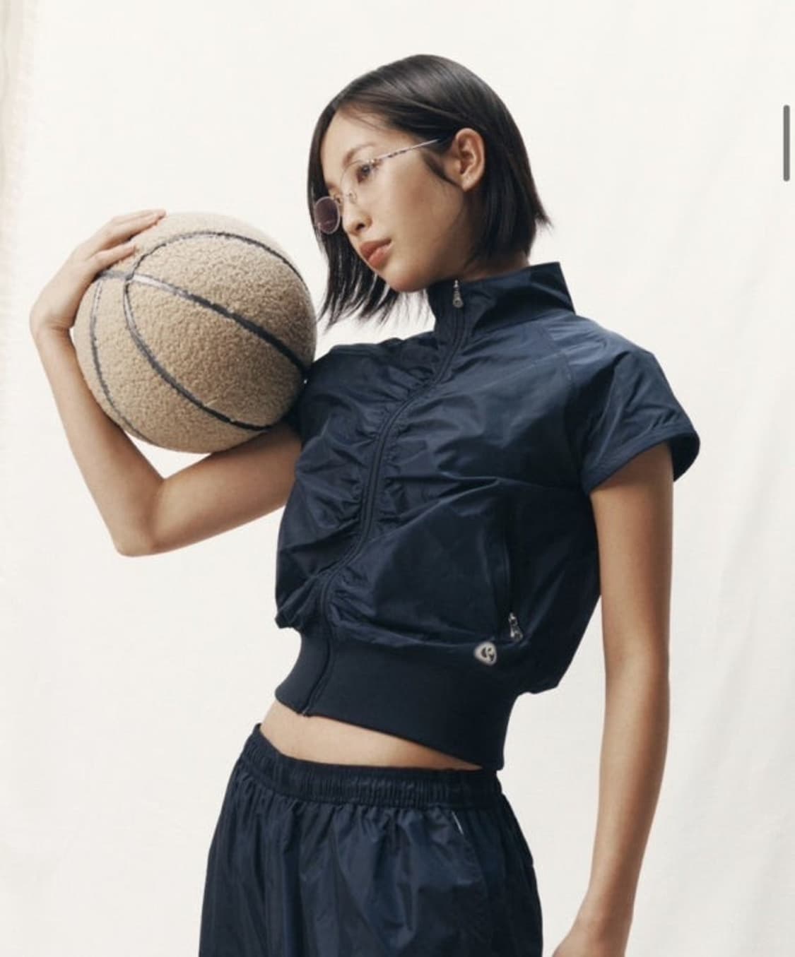 suu 코이세이오 퍼커링 윈드브레이커 네이비 상품이미지2