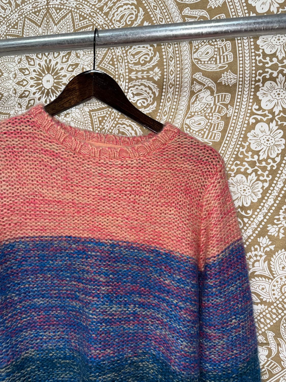 Roxy 빈티지 여성 멀티컬러 라운드 니트  상품이미지5