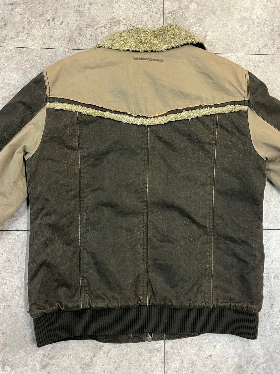 톰보이진스 퍼카라 자켓 브라운 100 #csz3989 상품이미지7