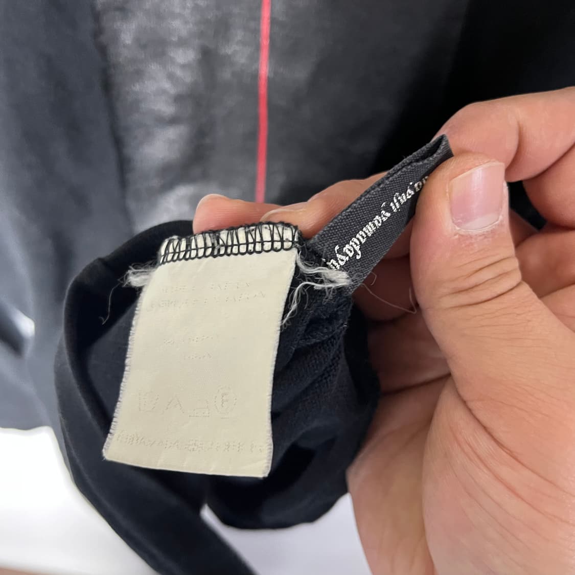 [yuji yamada] 요지 야마다 센터라인 코팅 롱슬리브 상품이미지6