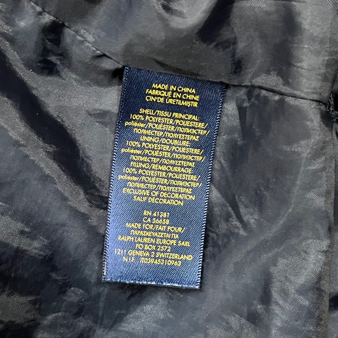 [정품/L] 폴로 랄프로렌 퀼팅 자켓 네이비 b10 상품이미지6