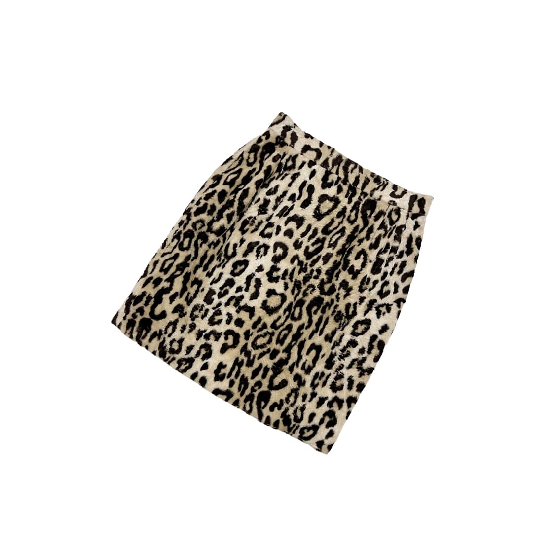 Scoop 페이크퍼 레오파드 미니스커트 상품이미지1