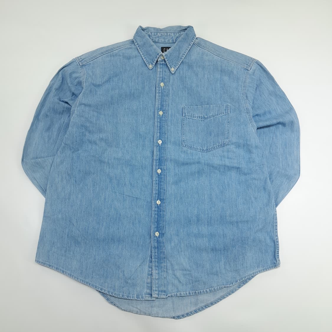 Co827 XL GAP 갭 90s USA 연청 데님 긴팔 셔츠 상품이미지1