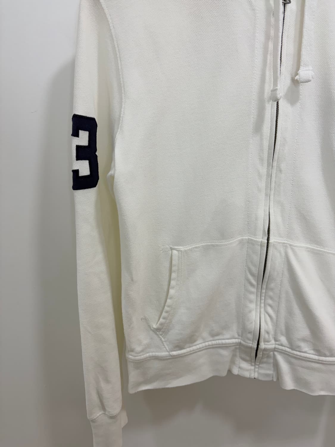 폴로 빅포니 화이트 흰색 후드집업 상품이미지7