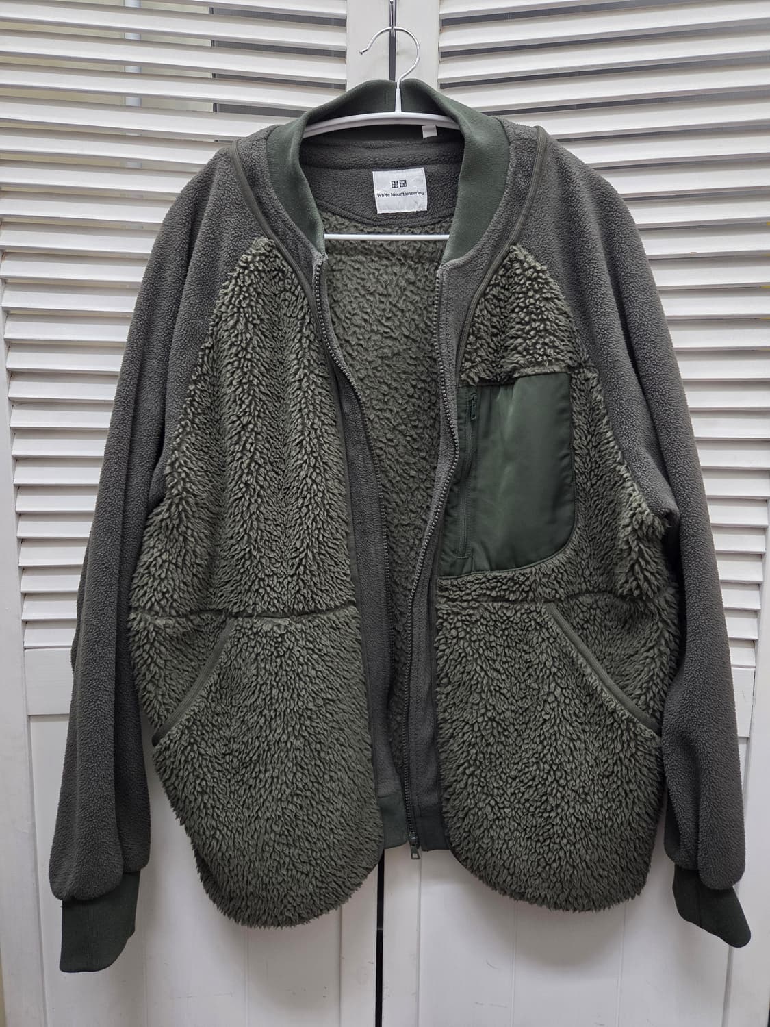 유니글로 화이트마운티니어링 플리스 자켓 상품이미지2