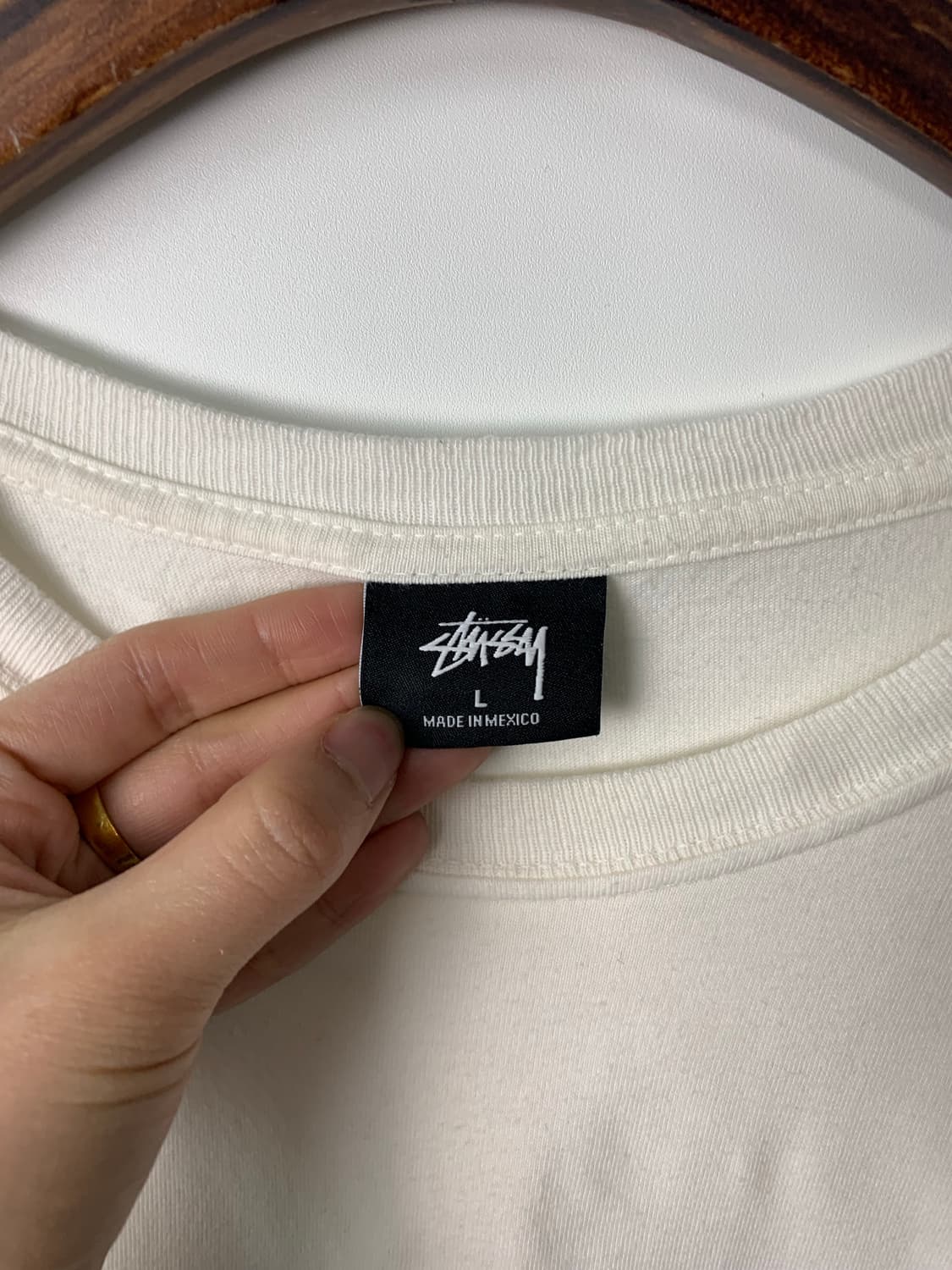 스투시 카모백로고 화이트 롱슬리브 긴팔티 상품이미지7