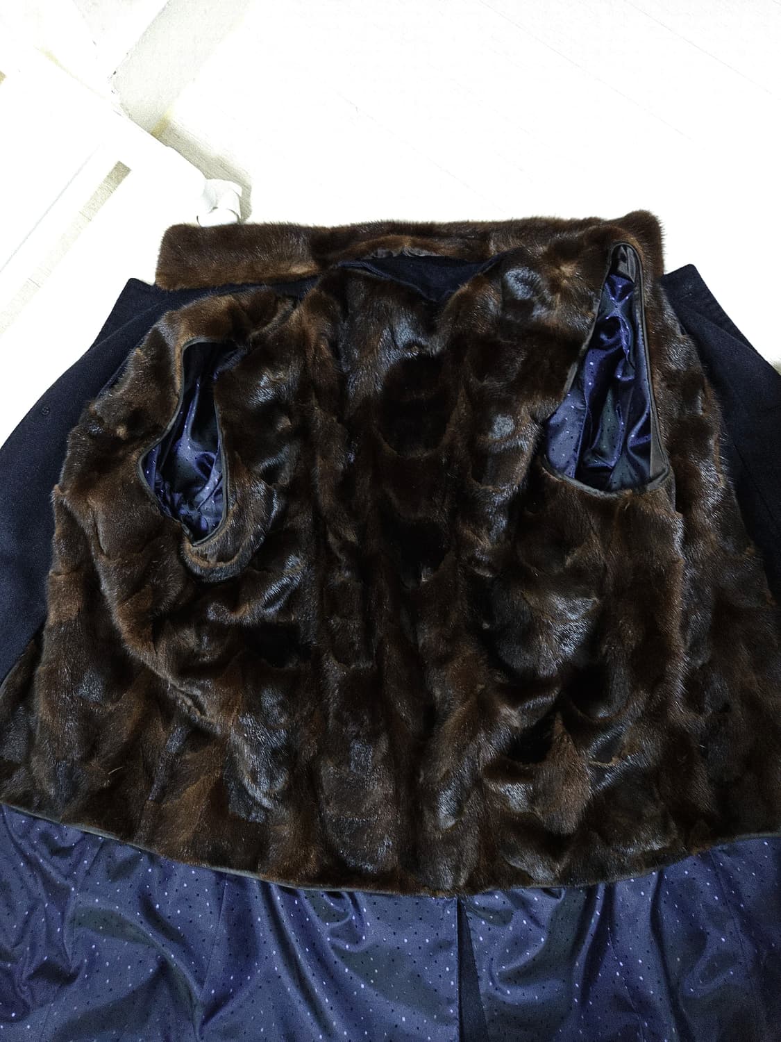 바쏘 캐시미어 100% 밍크 내피 코트 100 상품이미지3