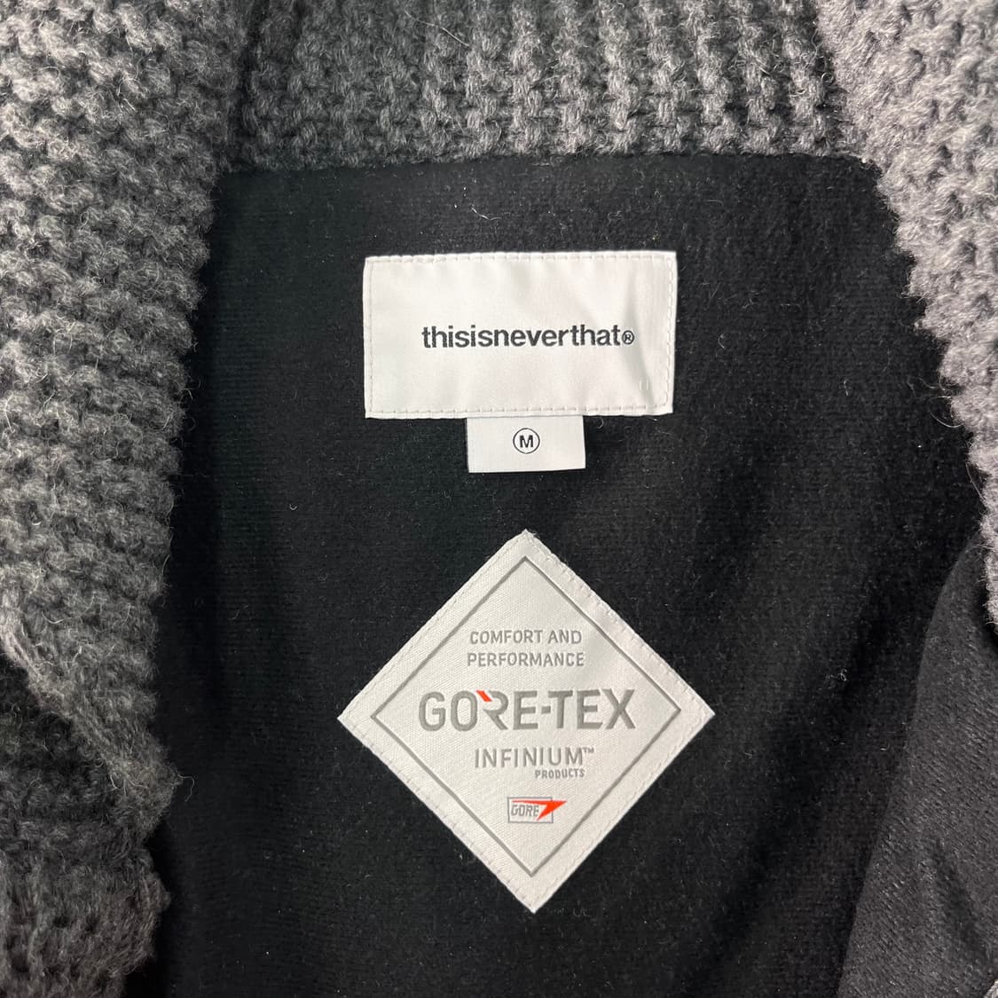 105 디스이즈네버댓 고어텍스 코위찬 니트 집업 상품이미지4