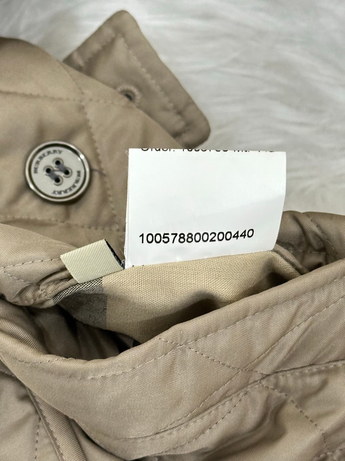 버버리 다이아몬드 퀼팅 자켓 상품이미지9