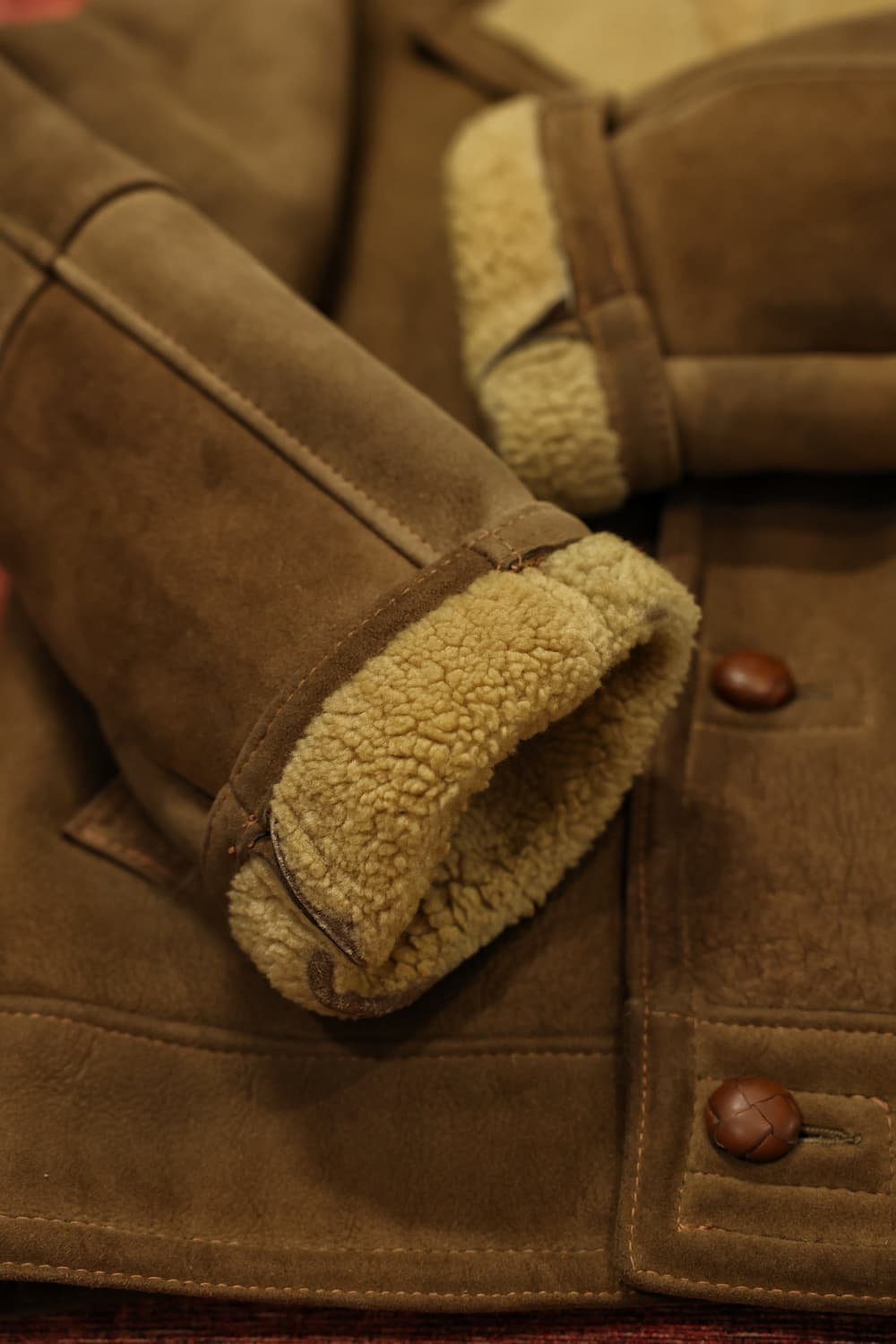 80~90s 빈티지 쇼트 무스탕 자켓 판매 상품이미지7