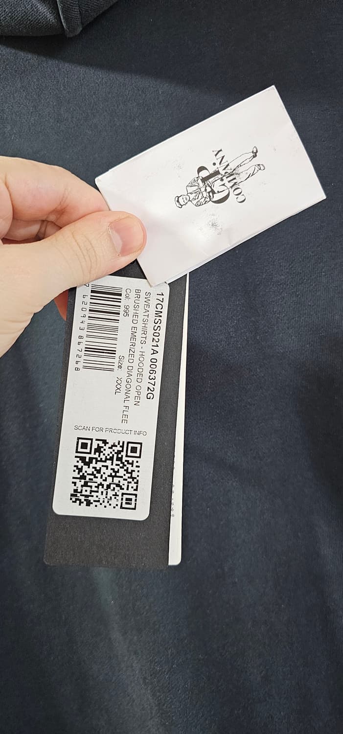 브러시드 에머라이즈드다이아고날 플리스 후드 유틸리티 스웨트셔츠 블랙샌드 상품이미지8