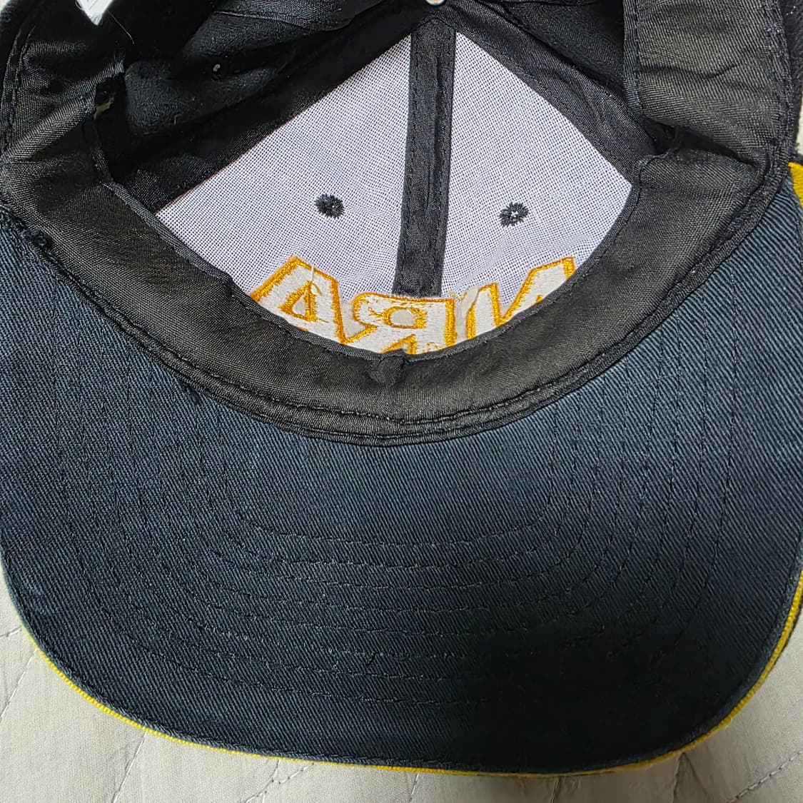[OS] 빈티지 NRA 로고 블랙 6패널 캡 ver. 페이딩 컨디션 상품이미지4