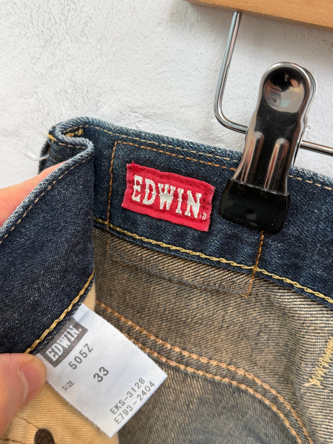 Edwin 505Z Japan 에드윈 백신치 데님 팬츠 W33 상품이미지8