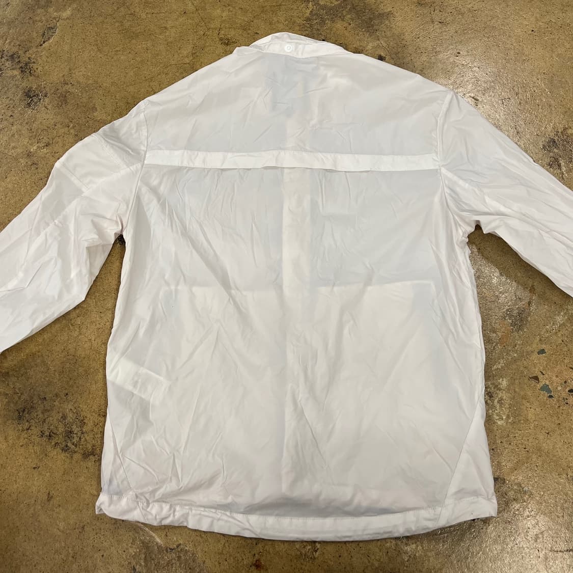 [정품/M] 내셔널지오그래픽 화이트 바람막이 자켓 b14 상품이미지4