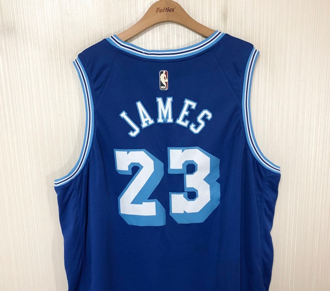 NBA 나이키 LA레이커스 르브론제임스 클래식 스윙맨져지 3XL 상품이미지9
