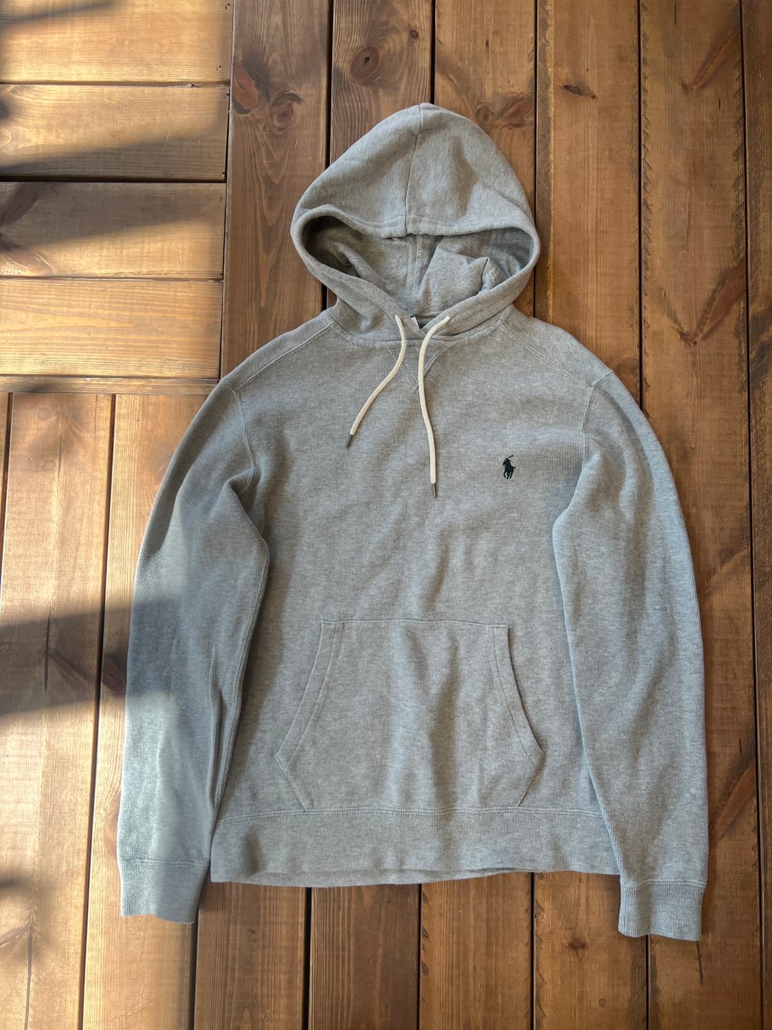 폴로 그레이 후드 니트 상품이미지6
