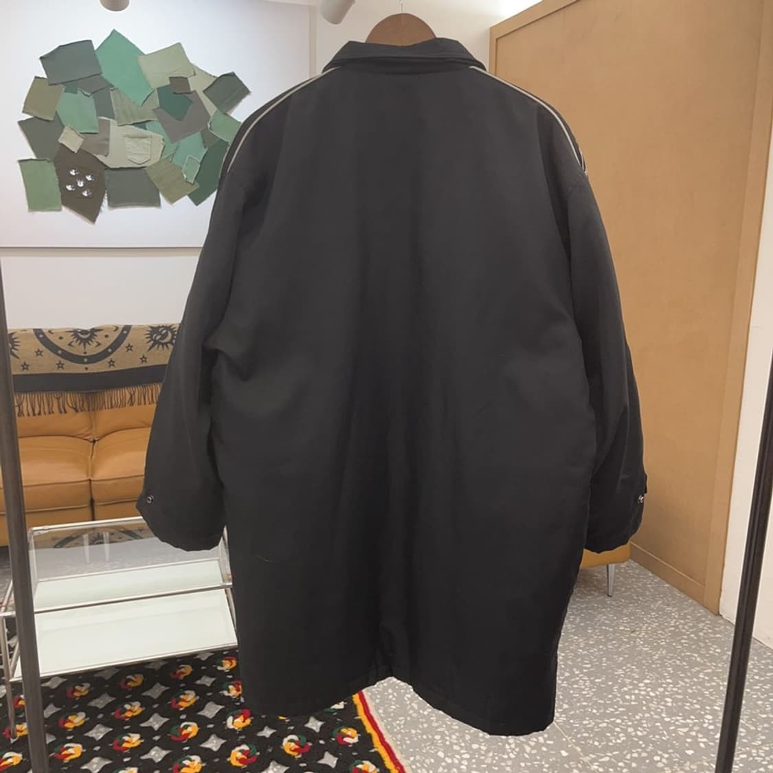 아식스 올드스쿨 사이드로고 바람막이 롱패딩 100 C08131 상품이미지4