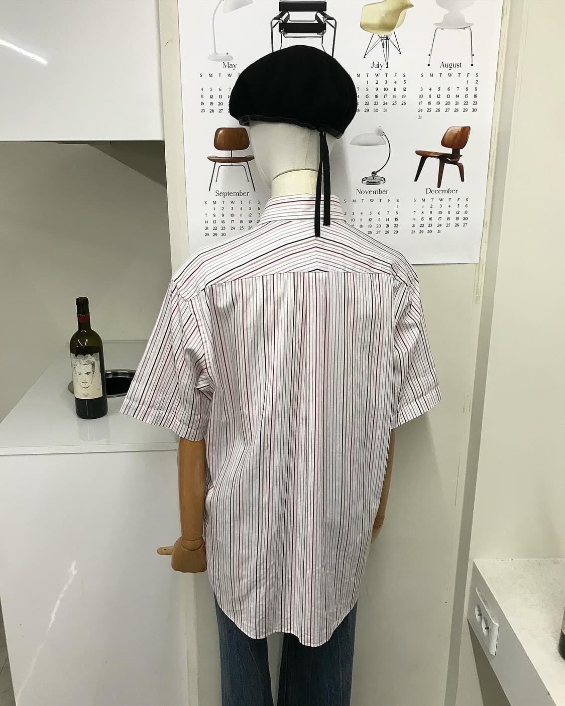 버버리 로고 스트라이프 반팔 셔츠 상품이미지4